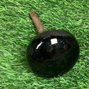 Antique Black Porcelain Door Knob